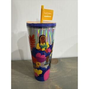 Starbucks Ananya Rao Middleton 2024 24 Oz Tumbler Hologram Iridescent New